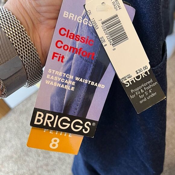 Vintage Briggs Denim Elastic Waist Jeans nwt - Picture 6 of 8
